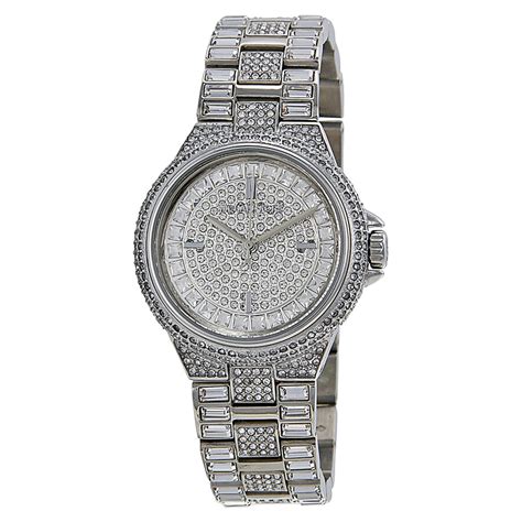 women's michael kors watch silver|michael kors camille women's watch.